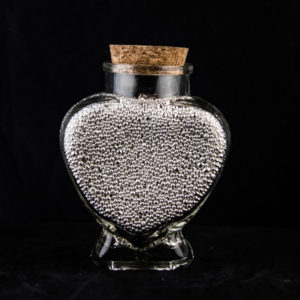 500g Silver in Glass Art